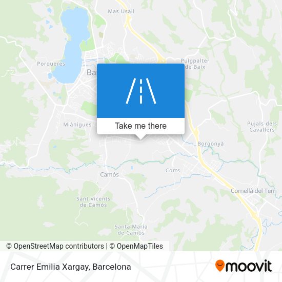 Carrer Emilia Xargay map