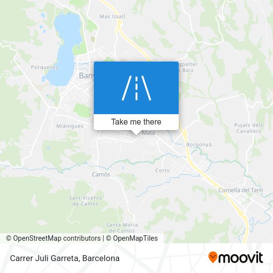 Carrer Juli Garreta map