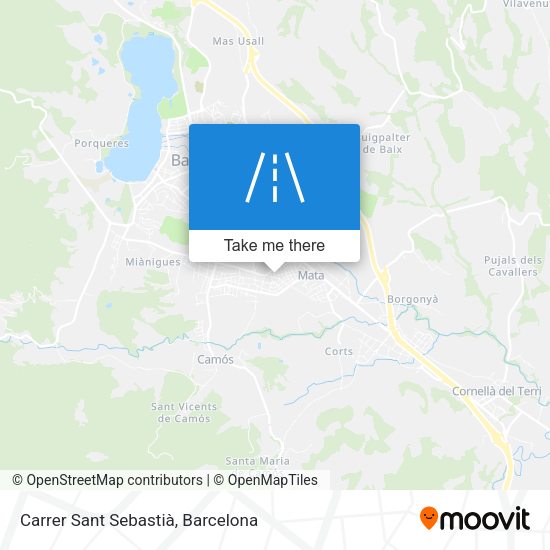 Carrer Sant Sebastià map