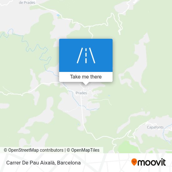 Carrer De Pau Aixalà map