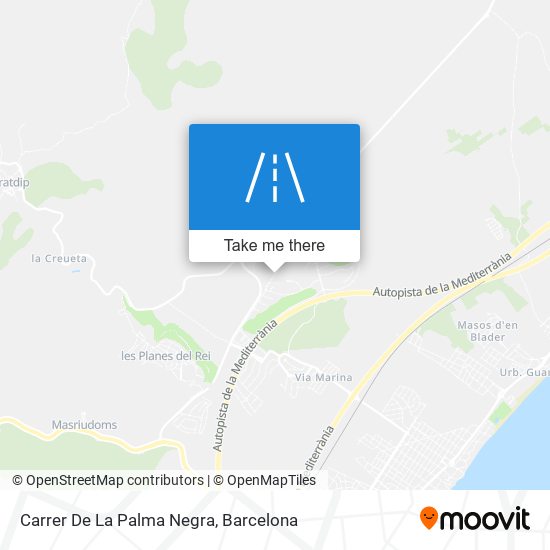 Carrer De La Palma Negra map