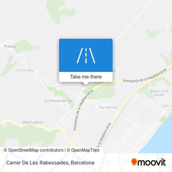 Carrer De Les Rabessades map
