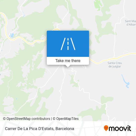 Carrer De La Pica D'Estats map