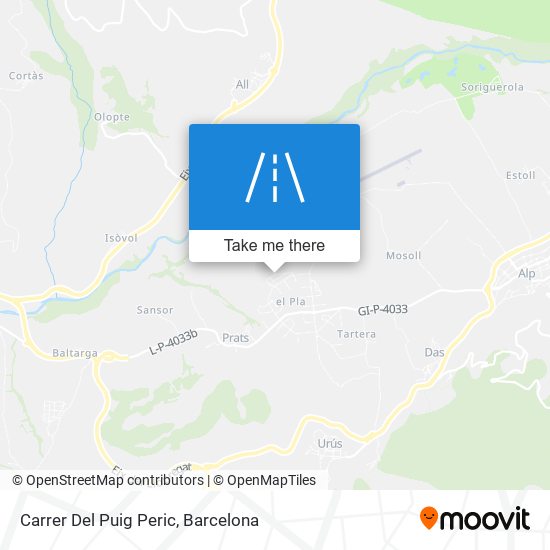 Carrer Del Puig Peric map