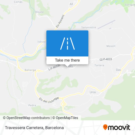 Travessera Carretera map