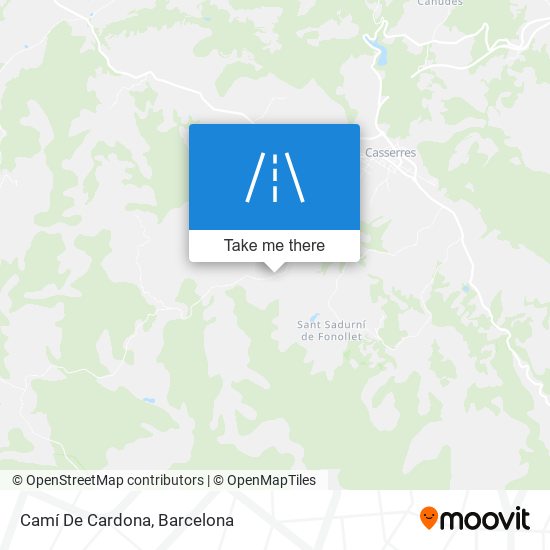 Camí De Cardona map