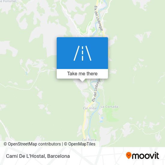 Camí De L'Hostal map