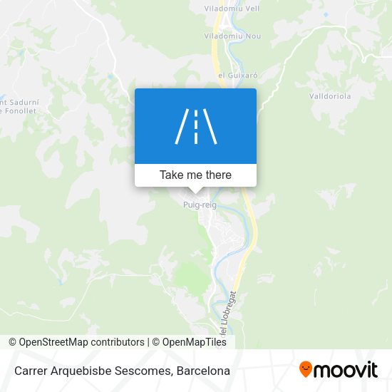 Carrer Arquebisbe Sescomes map