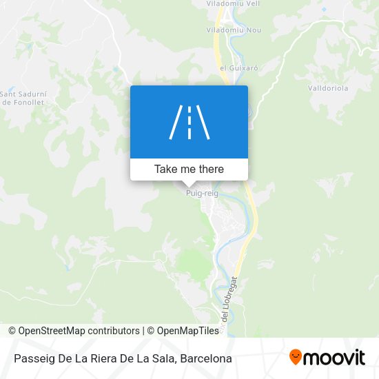 Passeig De La Riera De La Sala map