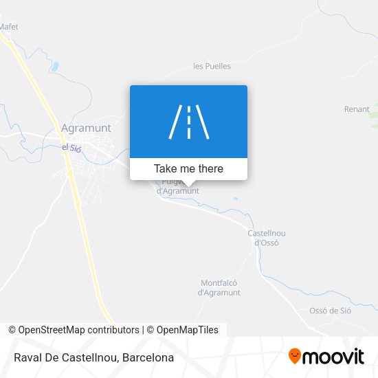 Raval De Castellnou map