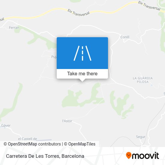 Carretera De Les Torres map
