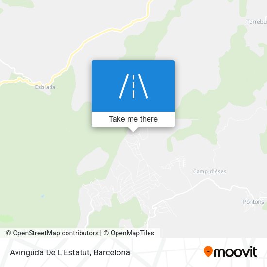 Avinguda De L'Estatut map
