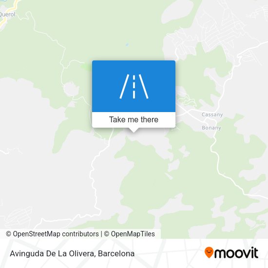 Avinguda De La Olivera map