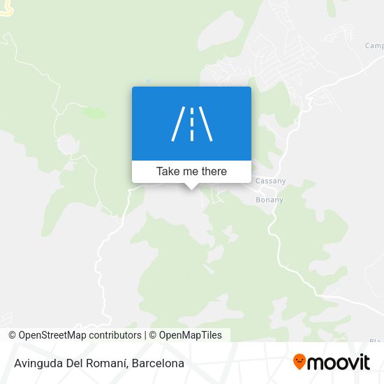 Avinguda Del Romaní map