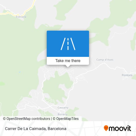 Carrer De La Caimada map