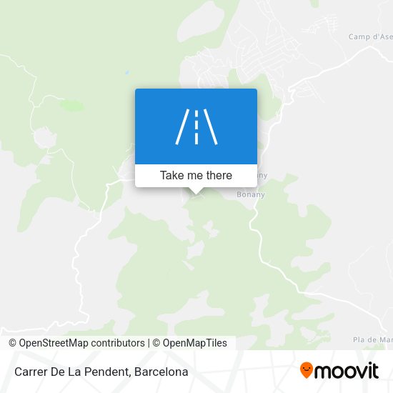 Carrer De La Pendent map