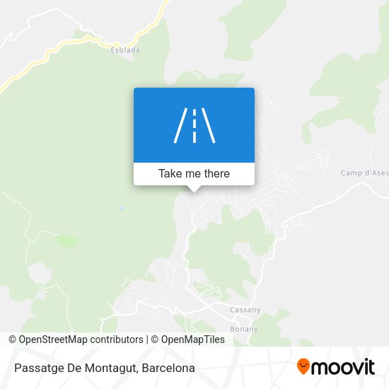 Passatge De Montagut map