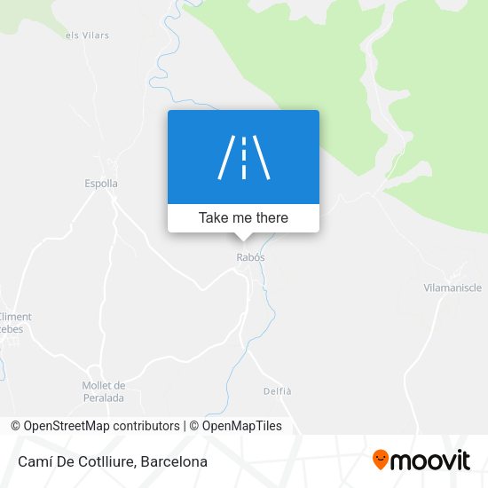 Camí De Cotlliure map