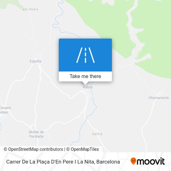 Carrer De La Plaça D'En Pere I La Nita map