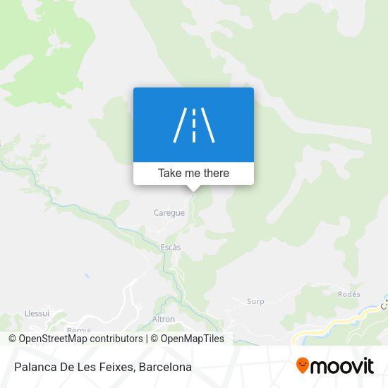 Palanca De Les Feixes map