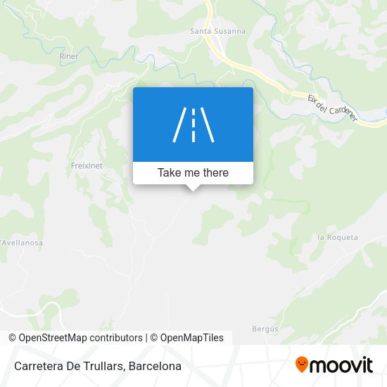 Carretera De Trullars map