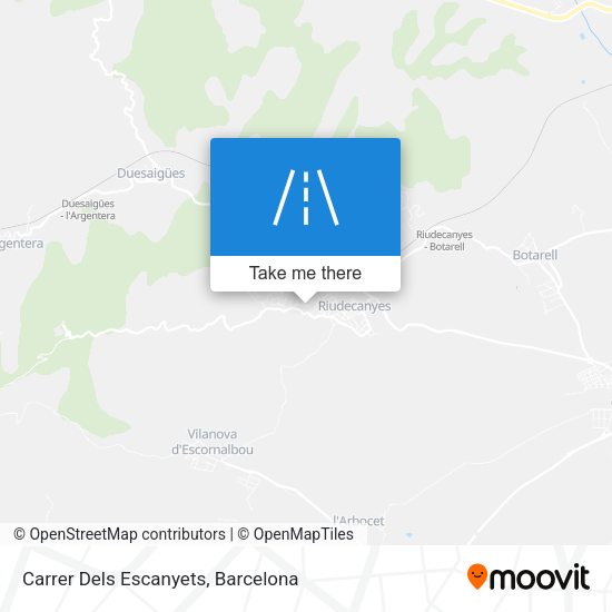 Carrer Dels Escanyets map