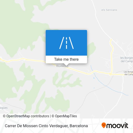 Carrer De Mossen Cinto Verdaguer map