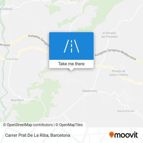 Carrer Prat De La Riba map
