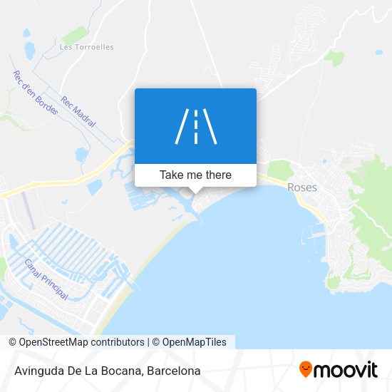 Avinguda De La Bocana map