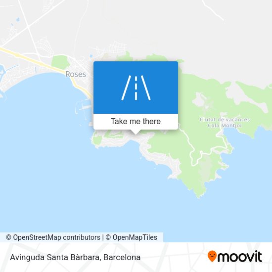 Avinguda Santa Bàrbara map
