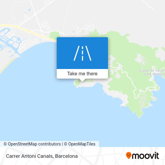 Carrer Antoni Canals map