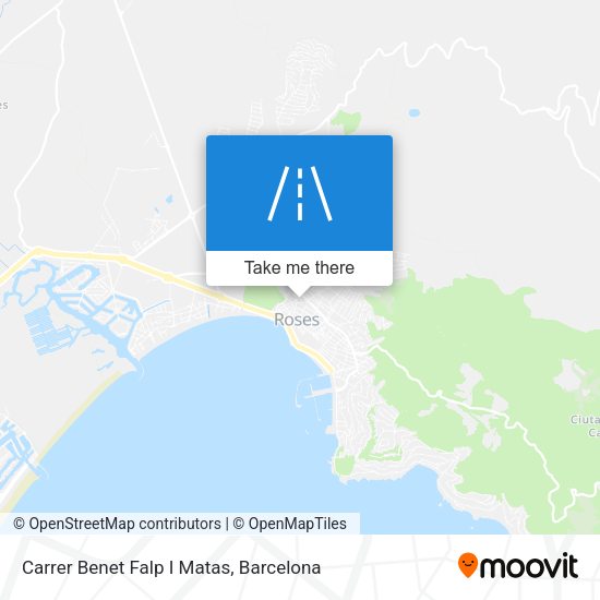 Carrer Benet Falp I Matas map