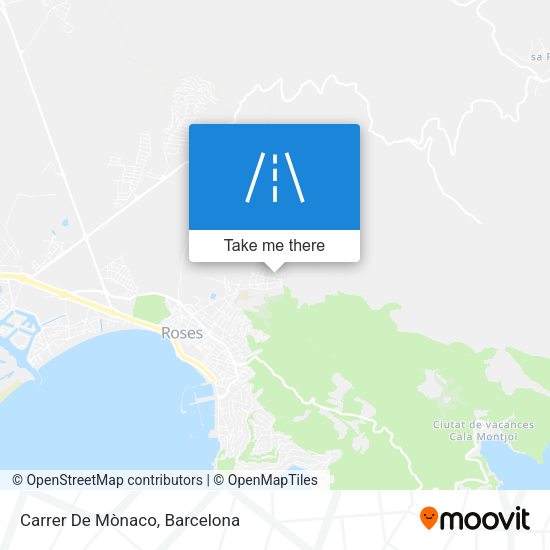 Carrer De Mònaco map