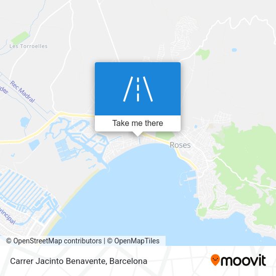 Carrer Jacinto Benavente map