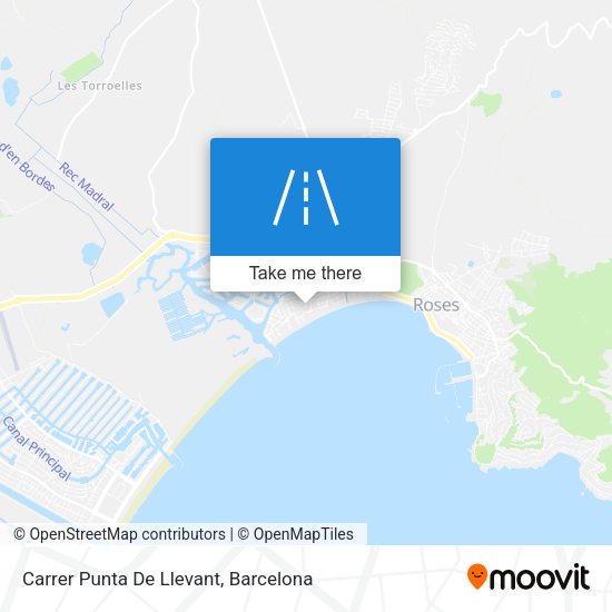 Carrer Punta De Llevant map