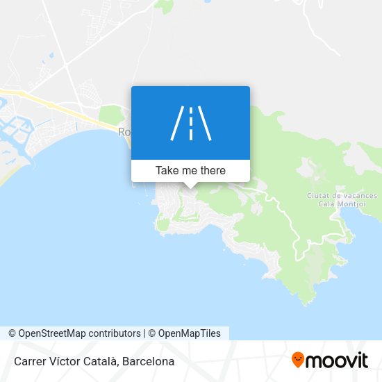 Carrer Víctor Català map