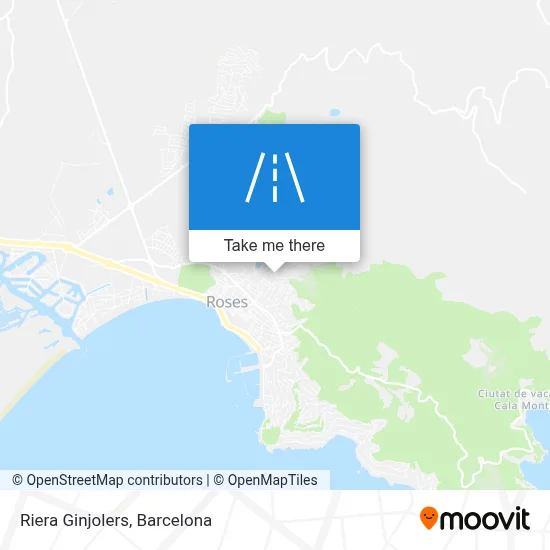 Riera Ginjolers map