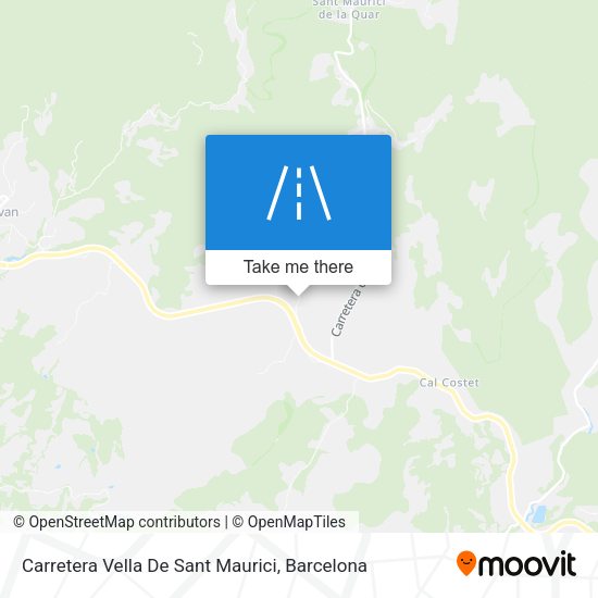 Carretera Vella De Sant Maurici map