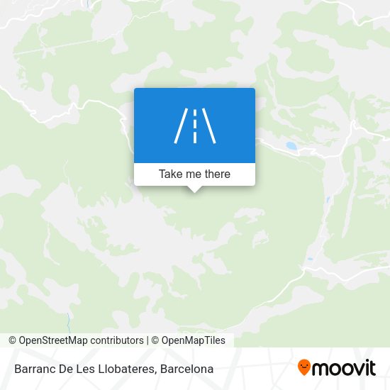 Barranc De Les Llobateres map