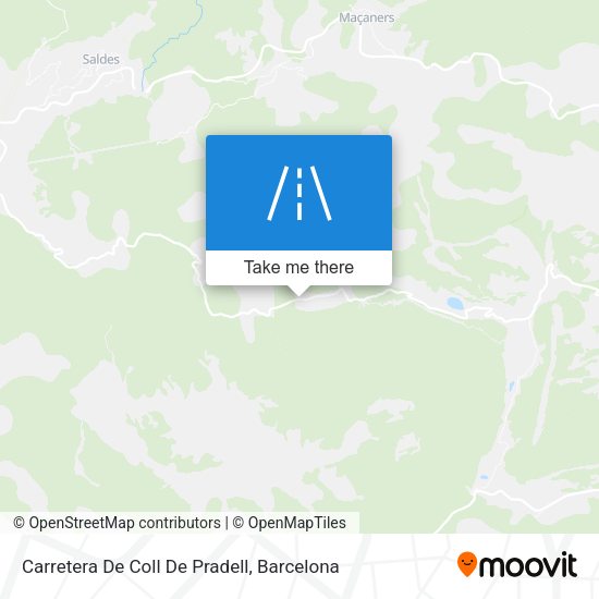 Carretera De Coll De Pradell map