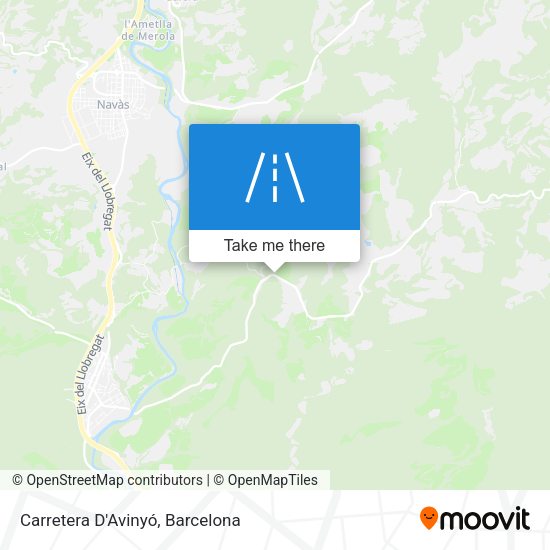 Carretera D'Avinyó map