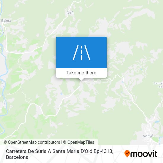 Carretera De Súria A Santa Maria D'Oló Bp-4313 map