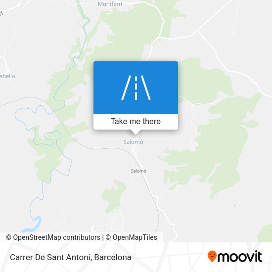 Carrer De Sant Antoni map
