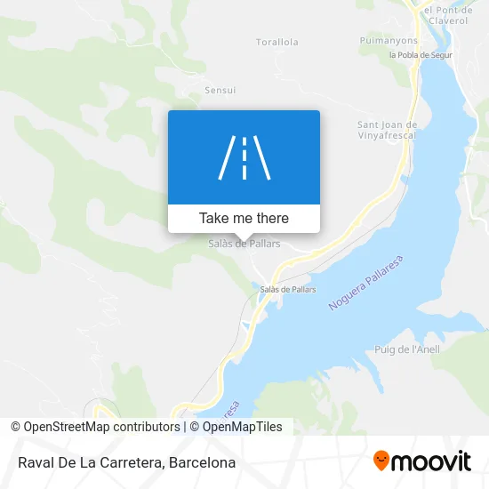 Raval De La Carretera map