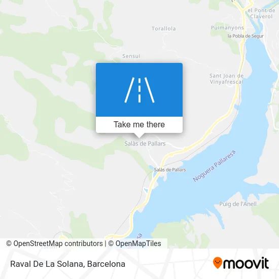 Raval De La Solana map