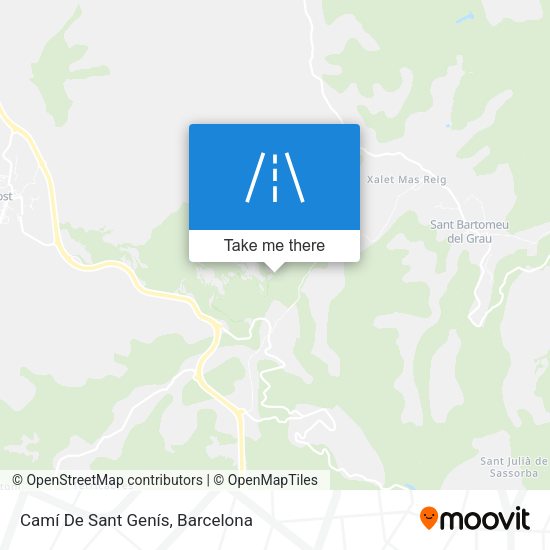 Camí De Sant Genís map
