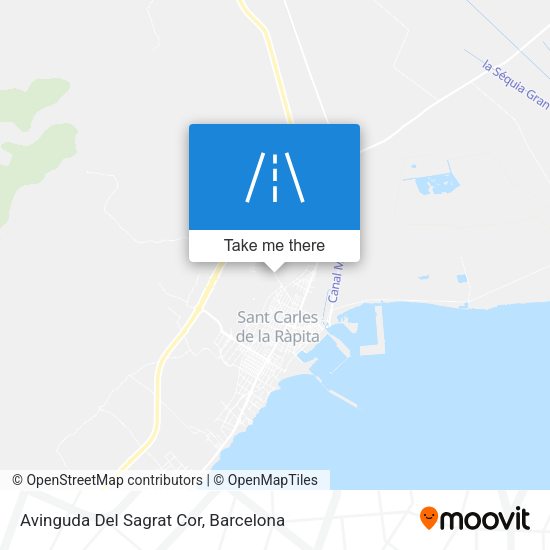 Avinguda Del Sagrat Cor map