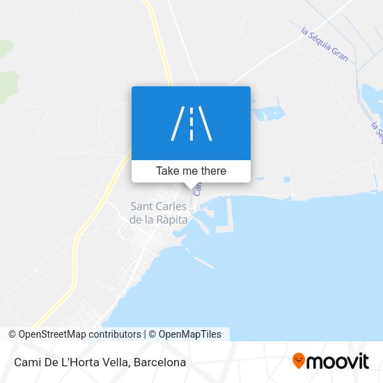 Cami De L'Horta Vella map