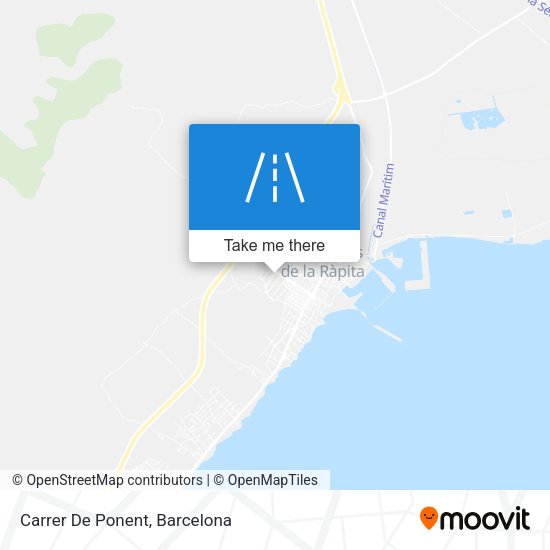 Carrer De Ponent map