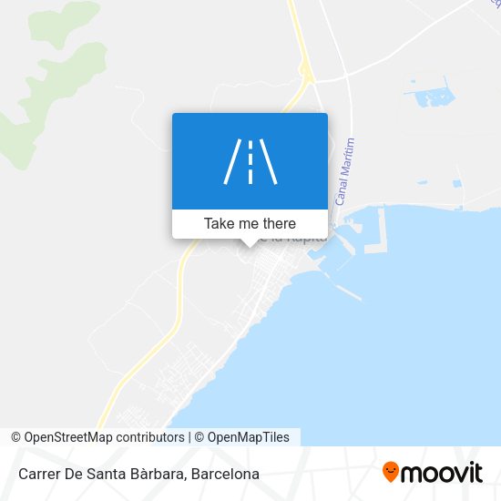 Carrer De Santa Bàrbara map